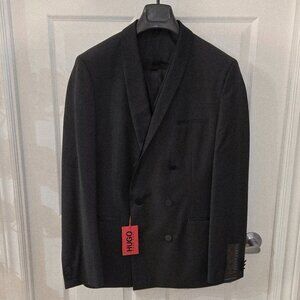 HUGO BOSS Three Piece Double-Breasted Tuxedo Suit